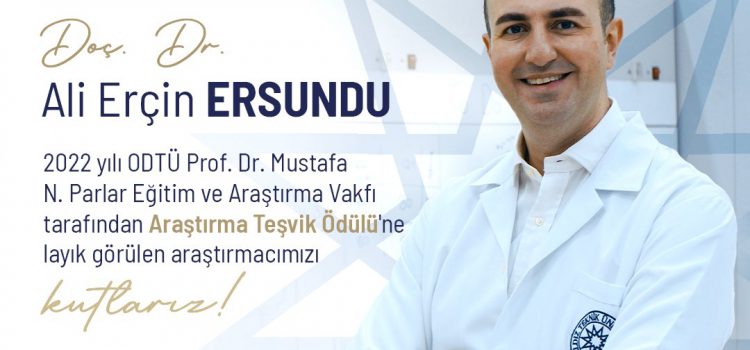 Merkez Müdürümüz Doç. Dr. Ali Erçin Ersundu’nun Başarısı